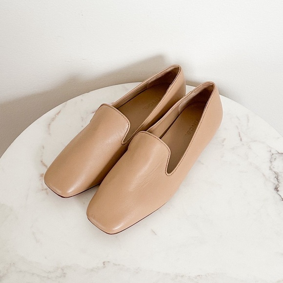 Vince NEW Leather Clark Loafers Tan Size 6 US 36 EU - Picture 2 of 6